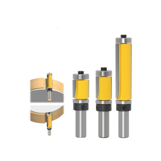 Yev Mart™ Template & Flush Trim Double Bearing Router Bits - 1/2" Shank